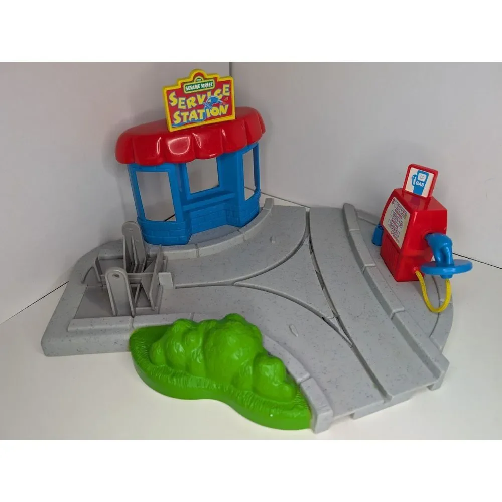 1999 Tyco Sesame Street RADIO Control Roadway Service Station K COMPLETE/ Read‎